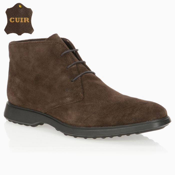 GEOX Boots Cuir homme Brun Achat / Vente GEOX Boots Homme Homme pas