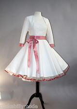 Robe De Mariage court De 1950 Jupon Bureau de l’état civil robe