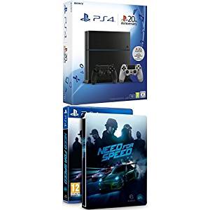 Pack PS4 1To + 2ème manette anniversaire + Need for Speed + Steelbook