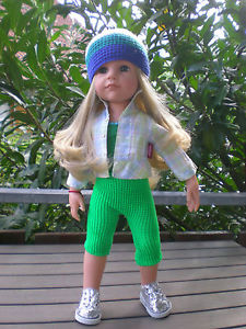 Gotz poupee Hannah 50 cm div tenues HairStyl stehpuppe Gotz doll 06