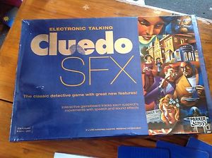 CLUEDO super SFX Boardgame électronique parler Edition