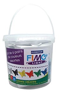 Fimo pains De Pâte À Modeler Fimo Air Light, 125g Couleurs Assorties