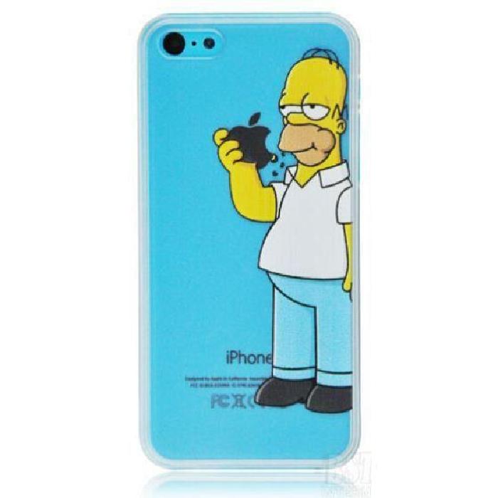 Coque Iphone 5C Les Simpsons « homer  » Achat coque bumper pas cher