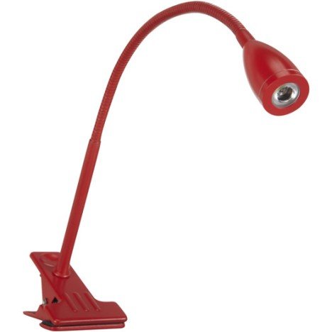 Lampe de bureau à pince rouge Led gao INSPIRE |