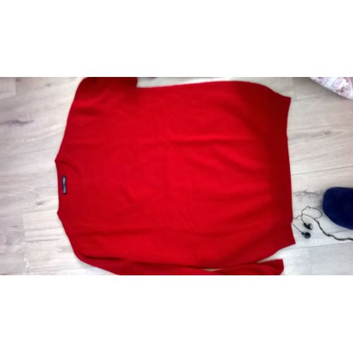 Pull Woolovers Col Rond Cachemire M Rouge Achat et vente
