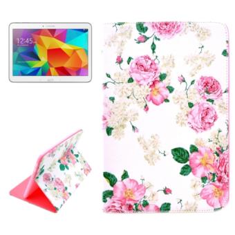 Galaxy Tab 4 10.1 / T530 Coque housse Cuir PU Rose Fleurs Rose Achat