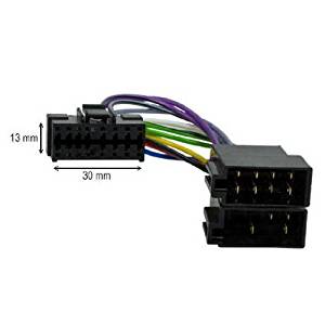 Câble adaptateur ISO autoradio JVC 16 pins: High tech