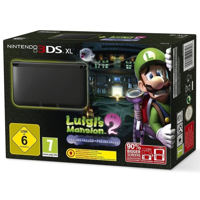 Console 3DS XL Argent + Jeu Luigi’s Mansion 2 Achat / Vente console