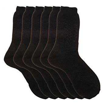 Chaussettes unies 100% coton femme (Lot de 6 paires) (EUR 37 40