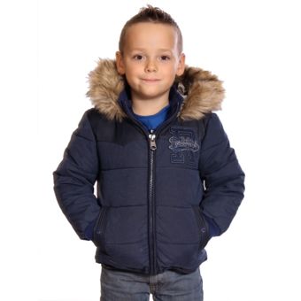 Redskins Enfant Doudoune à capuche Inser bleue garçon hiver 2016