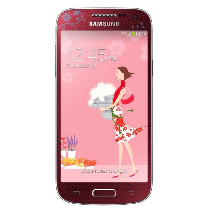 SAMSUNG Galaxy S4 Mini Rouge La Fleur smartphone, prix pas cher
