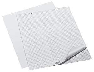 LANDRE LANDRÉ bloc paperboard, 20 feuilles, en blanc, 76 x76 mm, 80